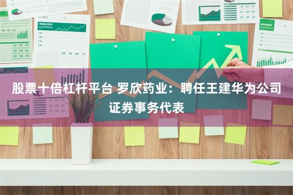 股票十倍杠杆平台 罗欣药业：聘任王建华为公司证券事务代表
